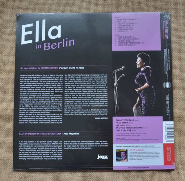 Ella Fitzgerald - Ella In Berlin (LP) - Velvet Music