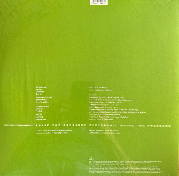 Electronic - Raise The Pressure (LP) - Velvet Music