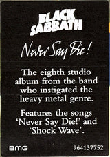 Black Sabbath - Never Say Die! (CD) - Velvet Music