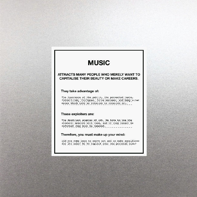 The Mark - So you betrayed the creative arts for your own personal ends (12-inch maxi-single) - Velvet Music