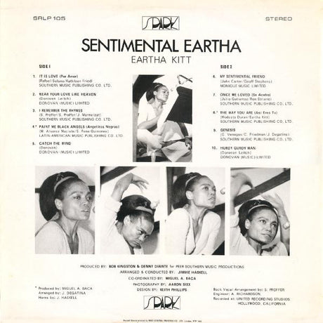 Eartha Kitt - Sentimental Eartha (33T d'occasion)