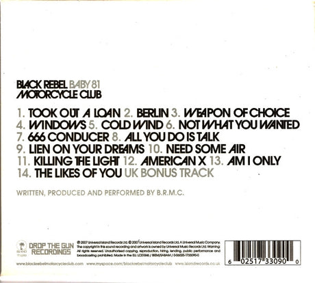 Black Rebel Motorcycle Club - Baby 81 (tweedehands CD) - Velvet Music