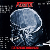 Accept - Death row (CD) - Velvet Music