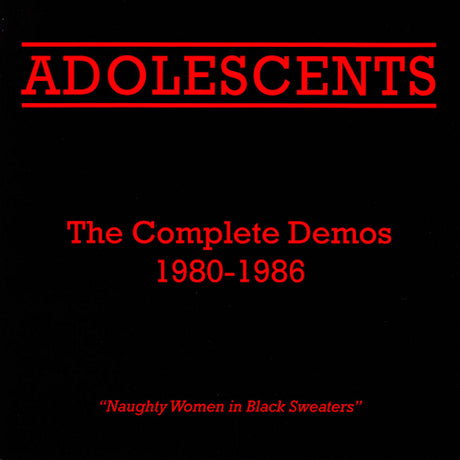 Adolescents - Complete demos 1980-1986 (LP) - Velvet Music