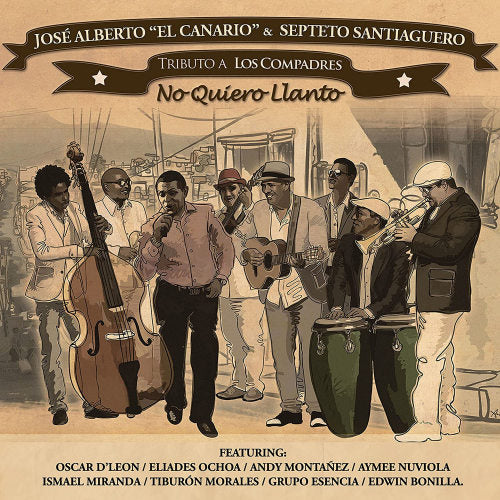 Jose 'el Canario Alberto - No quiero llanto (CD) - Velvet Music