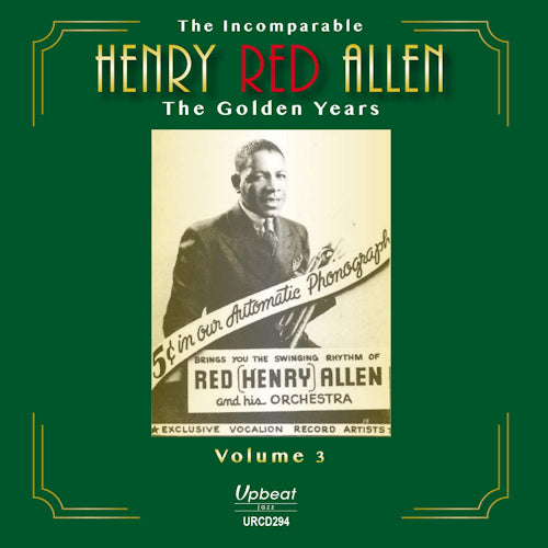 Henry 'red' Allen - Incomparable henry red allen (CD) - Velvet Music