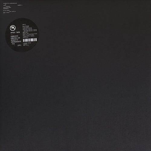 Aphex Twin - Computer controlled acoustic instruments pt2 (12-inch maxi-single) - Velvet Music