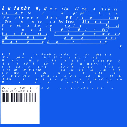 Autechre - Quaristice (CD)