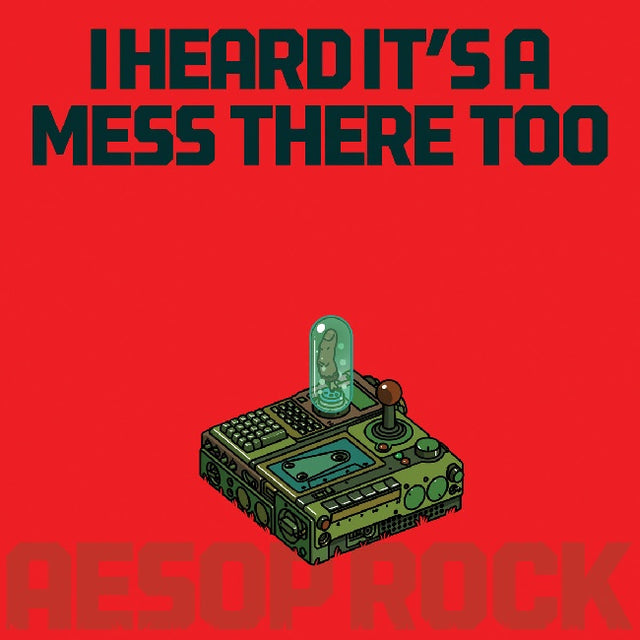 Aesop Rock - I heard it's a mess there too (opaque apple red) (LP) - Velvet Music