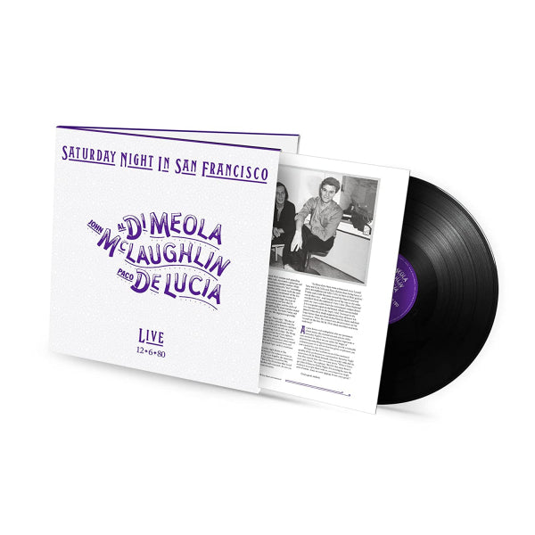 Al Di Meola / John McLaughlin / Paco De Lucia - Saturday night in san francisco: live 12-6-80 (LP) - Velvet Music