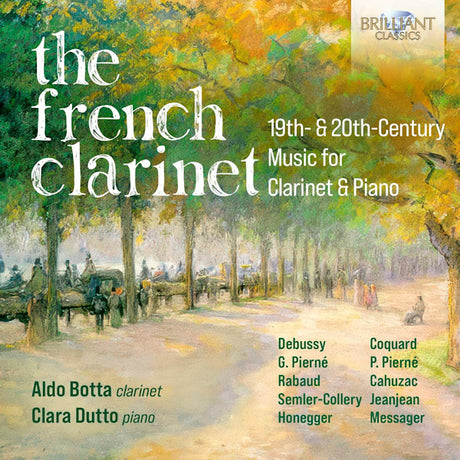 Aldo Botta / Clara Dutto - The french clarinet (CD) - Velvet Music