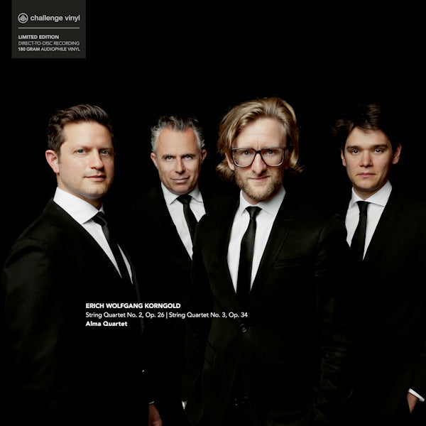 Alma Quartet - Korngold: string quartet no. 2, op. 26 / string quartet no. 3, op. 34 (LP) - Velvet Music