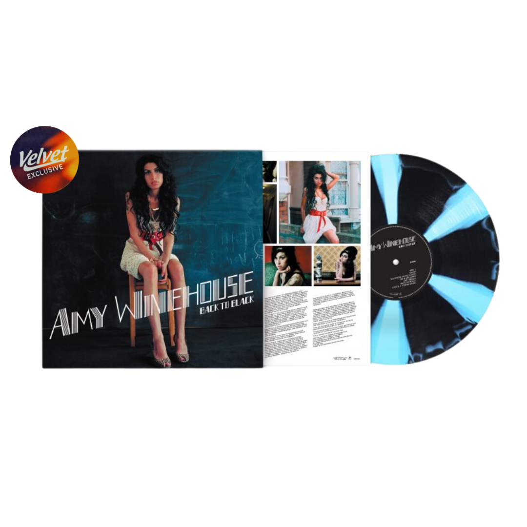 Amy Winehouse - Back To Black -blue & black cornetto vinyl- (LP) - Velvet Music