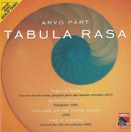 Arvo Pärt - Tabula Rasa (LP) - Velvet Music