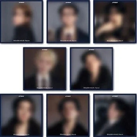 Ateez - Golden hour: part.4 (PACKAGE : CD + STICKER 1EA + 28P BOOKLET + PHOTO CARD 1EA + FOLDED POSTER 1EA    COVER : HONGJOONG / SEONGHWA / YUNHO / YEOSANG / SAN / MINGI / WOOYOUNG / JONGHO CD) - Velvet Music