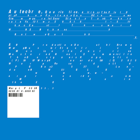 Autechre - Quaristice (LP) - Velvet Music