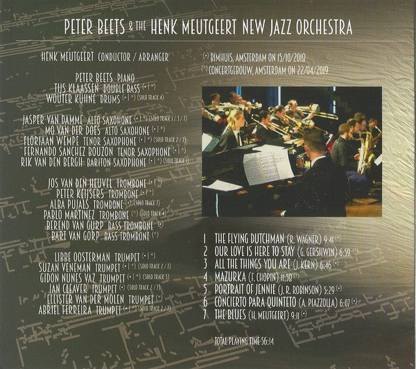 Peter Beets &amp; Henk Meutgeert New Jazz Orchestra, The - The Flying Dutchman (Live At Bimhuis &amp; Concertgebouw Amsterdam) (second-hand CD)