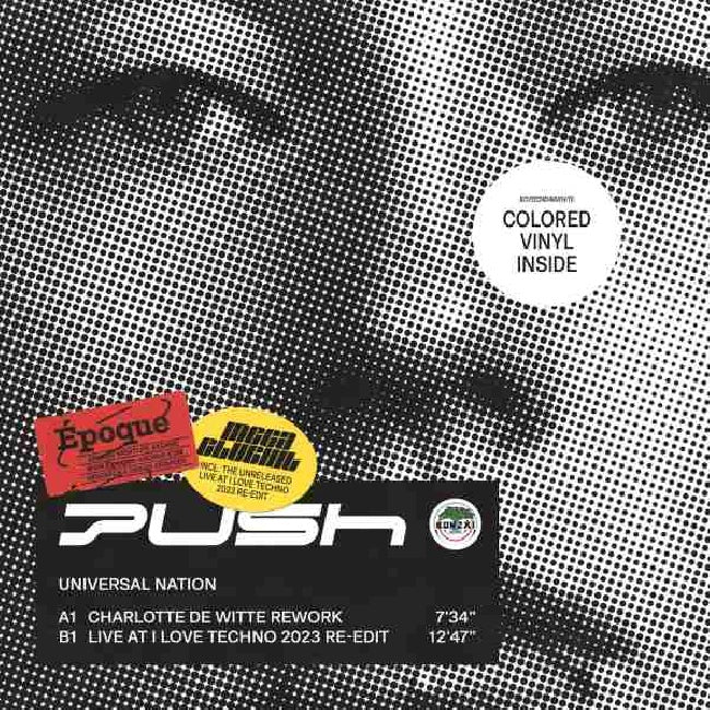 Push - Universal nation (charlotte de witte rework) (12-inch maxi-single) - Velvet Music