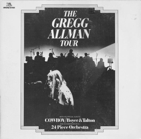 Gregg Allman With Cowboy (6) / Scott Boyer & Tommy Talton - The Gregg Allman Tour (tweedehands LP) - Velvet Music