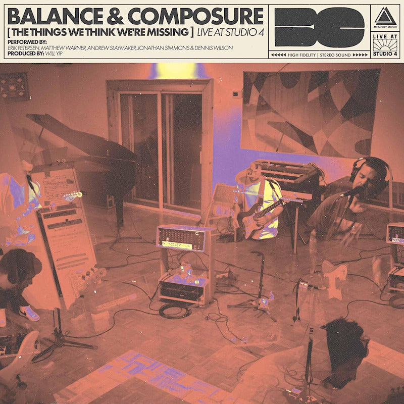 Balance And Composure - The things we think we're missing live at studio 4 (LP) - Velvet Music