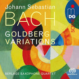 Berlage Saxophone Quartet - Bach goldberg variations bwv 988 (arr. peter vigh) (CD) - Velvet Music