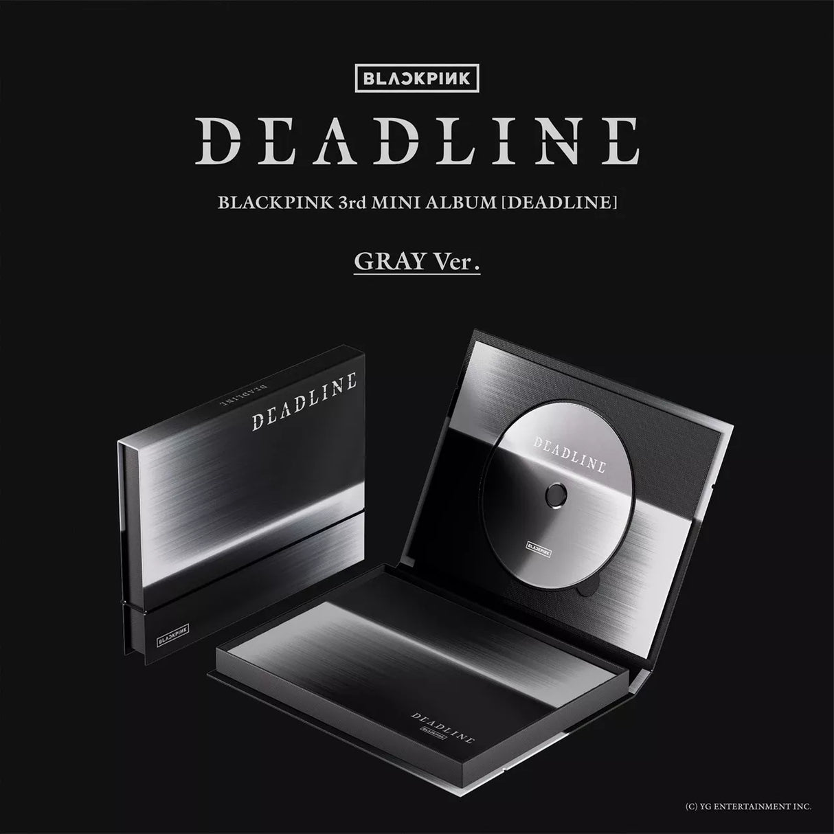 Blackpink - Deadline GRAY Version (3rd MINI ALBUM  CD) - Velvet Music