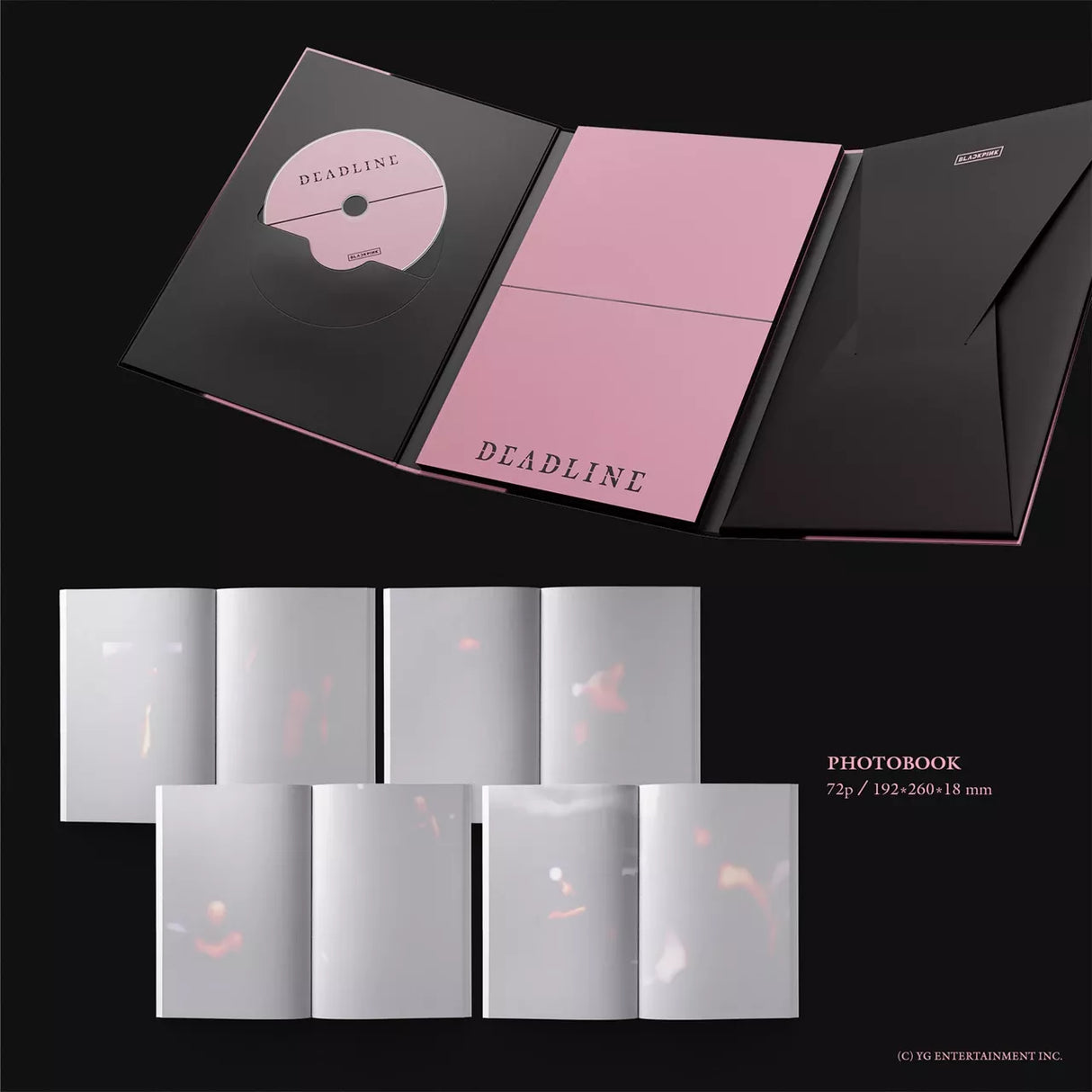 Blackpink - Deadline BLACK Version (3rd MINI ALBUM CD)
