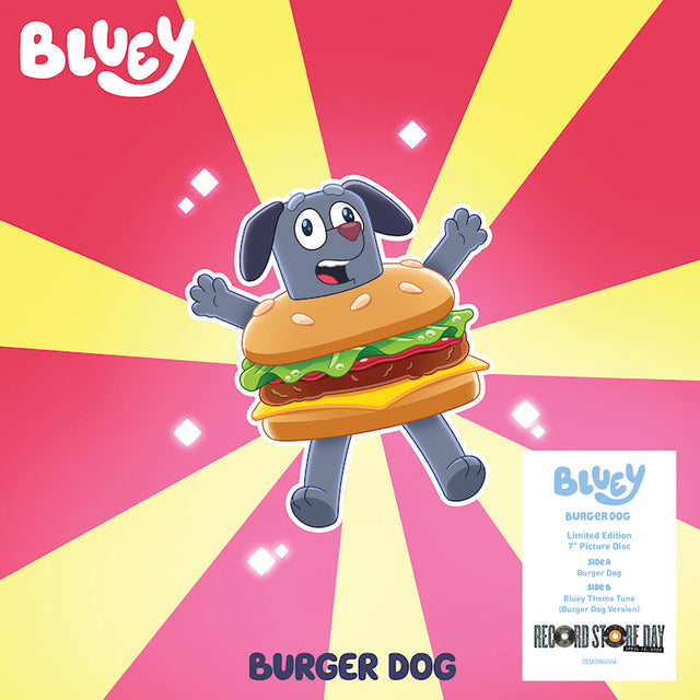 Bluey - Burger Dog / Bluey Theme Extended (Burger Dog Version) (7-inch single) - Velvet Music