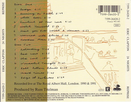 Eric Clapton - 24 Nights (tweedehands CD) - Velvet Music