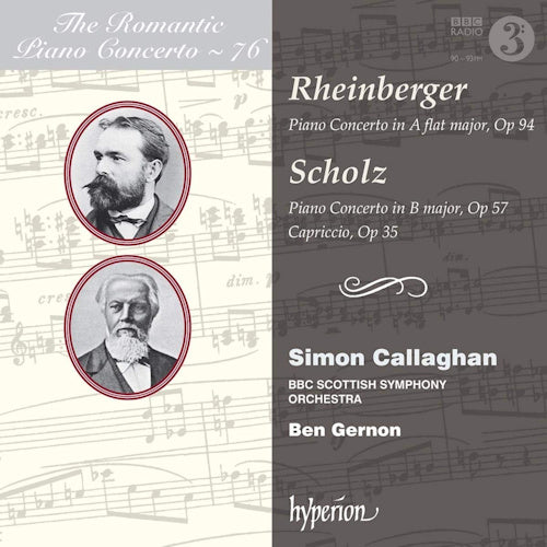 Rheinberger/scholz - Piano concertos (CD) - Velvet Music