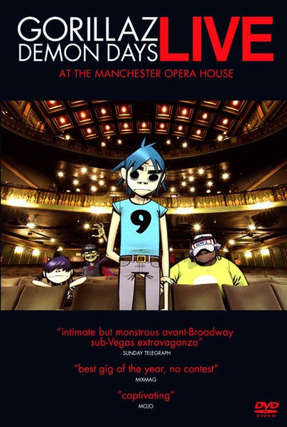 Gorillaz - Demon Days Live At The Manchester Opera House (tweedehands DVD) - Velvet Music