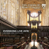 King's College Choir Cambridge - Evensong live 2019 (CD) - Velvet Music