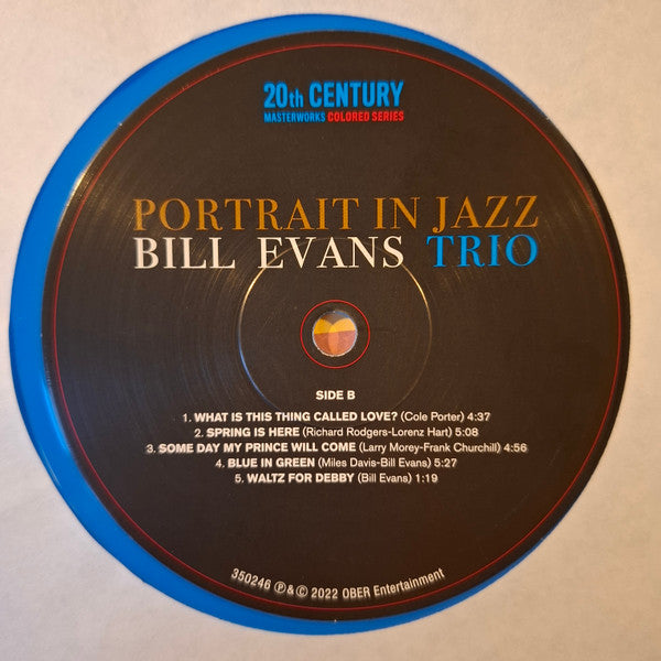 Bill Evans Trio, The - Portrait In Jazz (LP) - Velvet Music