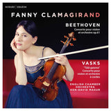 Fanny Clamagirand - Beethoven/vasks: concerto for violin & orch./distant li (CD)