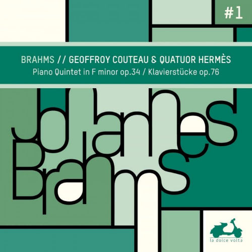 Geoffroy Couteau / Quatuor Hermes - Brahms: piano quintet in f minor op.34 (CD) - Velvet Music