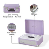 Crosley - Portable CD Player LAVENDER - Velvet Music