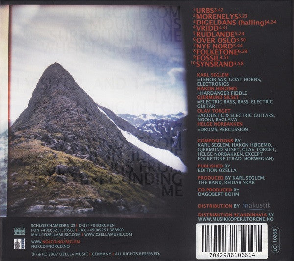 Karl Seglem - Urbs (tweedehands CD) - Velvet Music