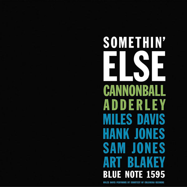 Cannonball Adderley - Somethin'  else (LP) - Velvet Music
