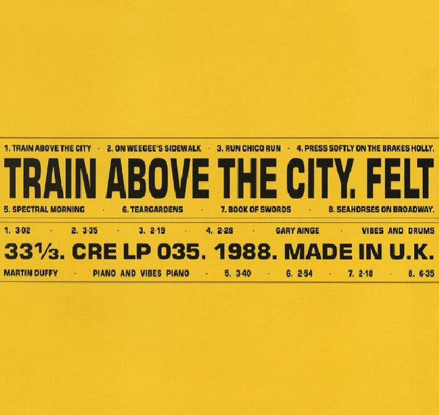 Felt - Train above the city (LP) - Velvet Music