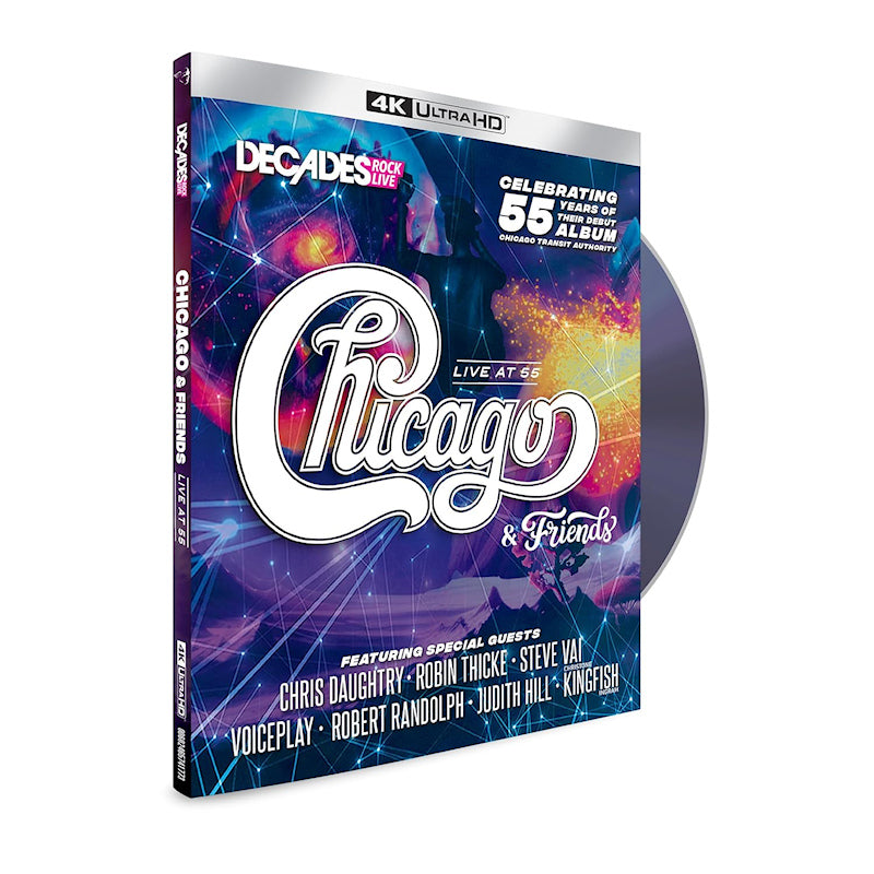 Chicago & Friends - Live at 55 (blu ray movie) - Velvet Music