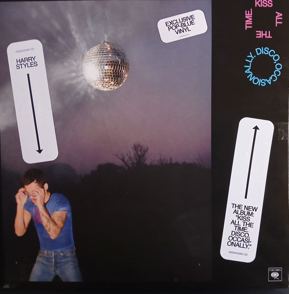 Harry Styles - Kiss All The Time. Disco, Occasionally. (BLUE VINYL COLOURED LP)
