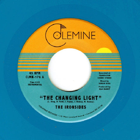 Ironsides - Changing light (opaque blue) (12-inch maxi-single) - Velvet Music