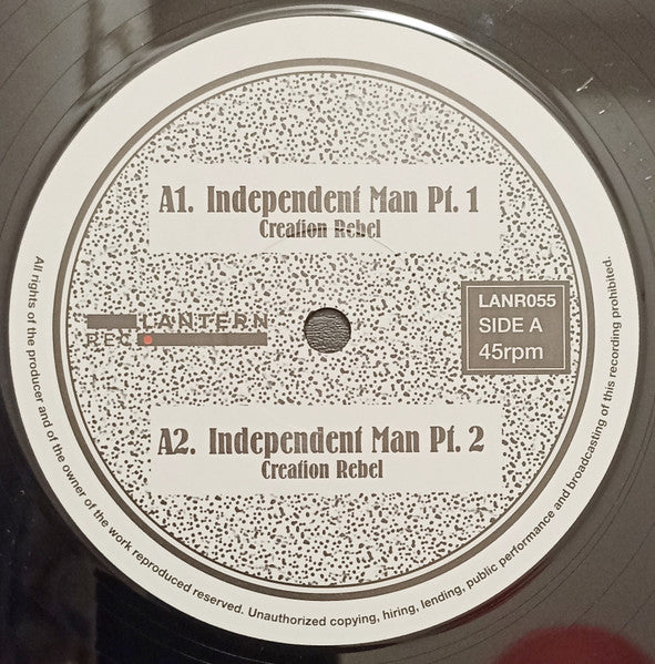 Creation Rebel - Independent Man/creation Rebel (12-inch maxi single)