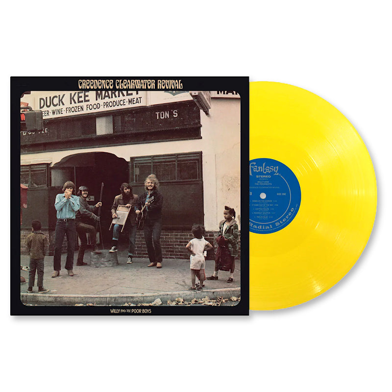 Creedence Clearwater Revival - Willy and the poor boys (opaque canary yellow lp) (LP) - Velvet Music