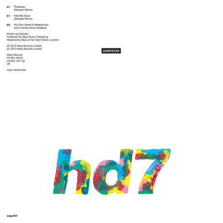 Darkstar - Hd7 (maxi 45 tours)