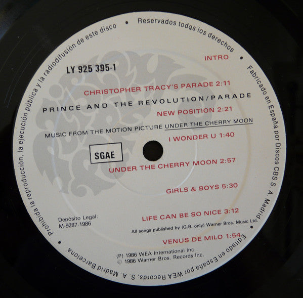 Prince And The Revolution - Parade (tweedehands LP) - Velvet Music