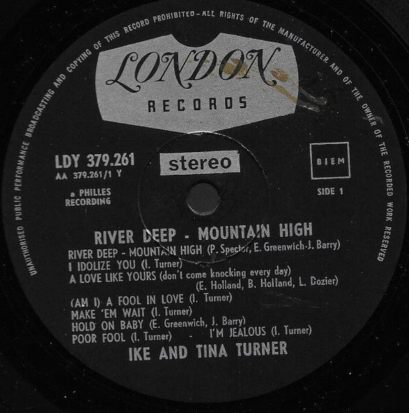 Ike & Tina Turner - River Deep - Mountain High (tweedehands LP) - Velvet Music