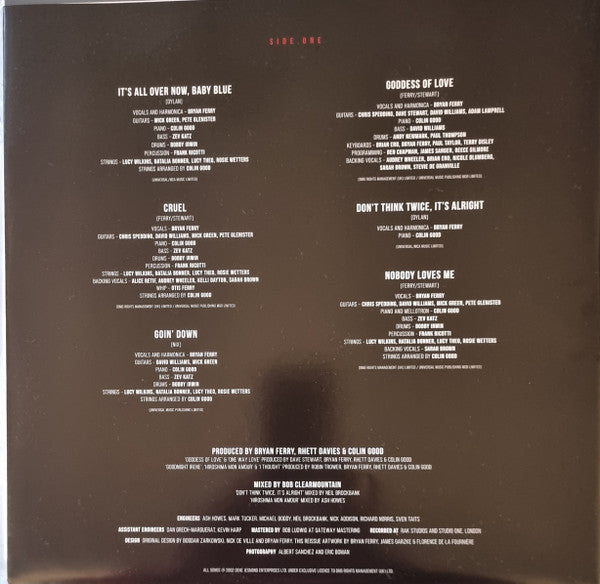 Bryan Ferry - Frantic (LP) - Velvet Music