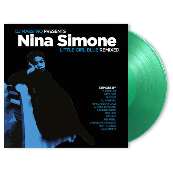Nina Simone /dj Maestro - Little girl blue remixed -vinyle vert translucide- (LP)