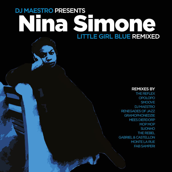 Nina Simone /dj Maestro - Little girl blue remixed -vinyle vert translucide- (LP)